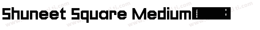 Shuneet Square Medium字体转换